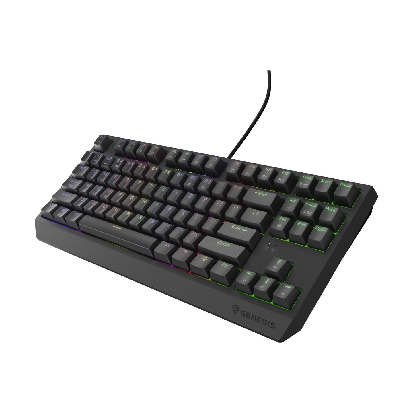 Genesis | THOR 230 TKL | Mechanical Gaming Keyboard | Wired | US | Linear | Black | RGB