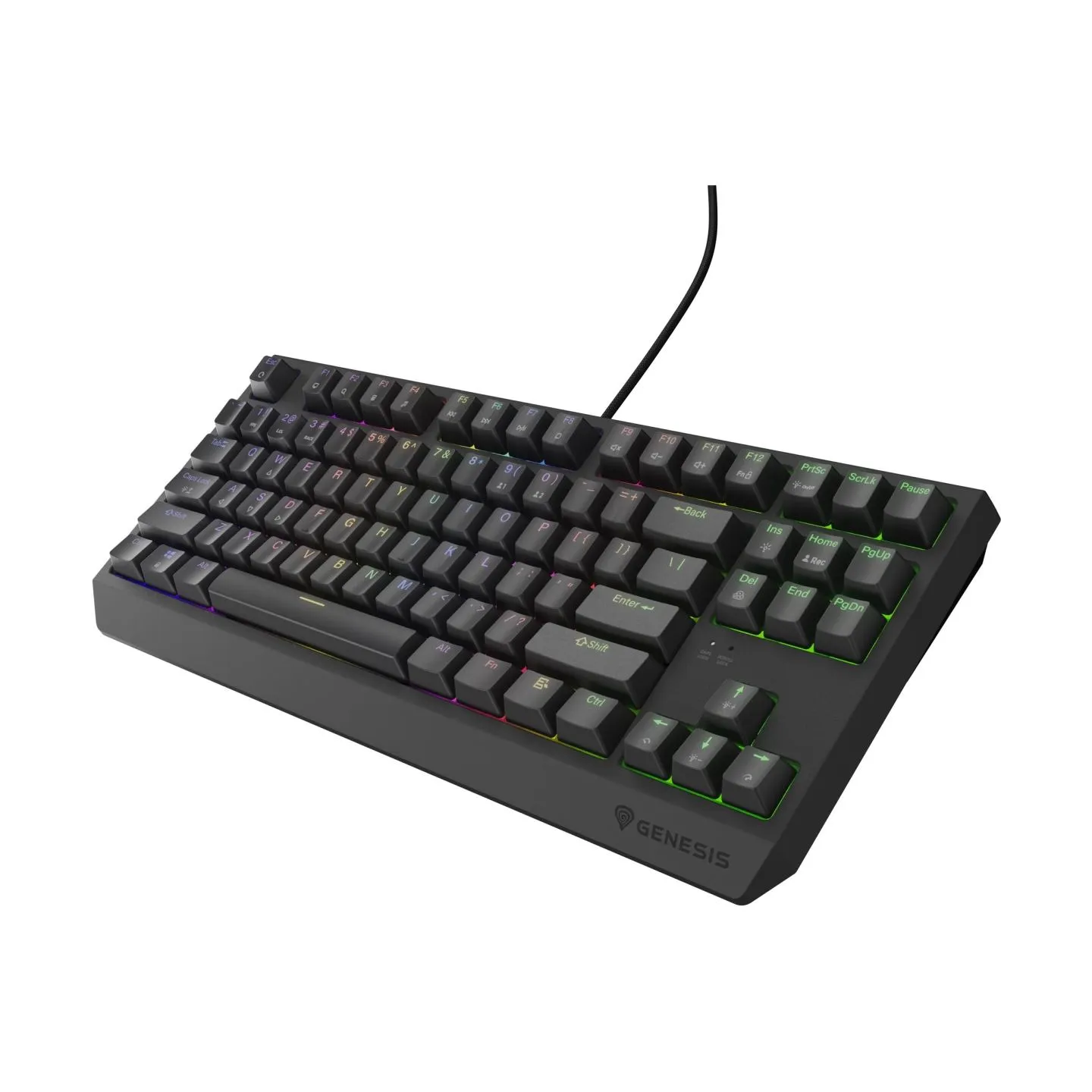 Genesis | THOR 230 TKL | Mechanical Gaming Keyboard | Wired | US | Linear | Black | RGB