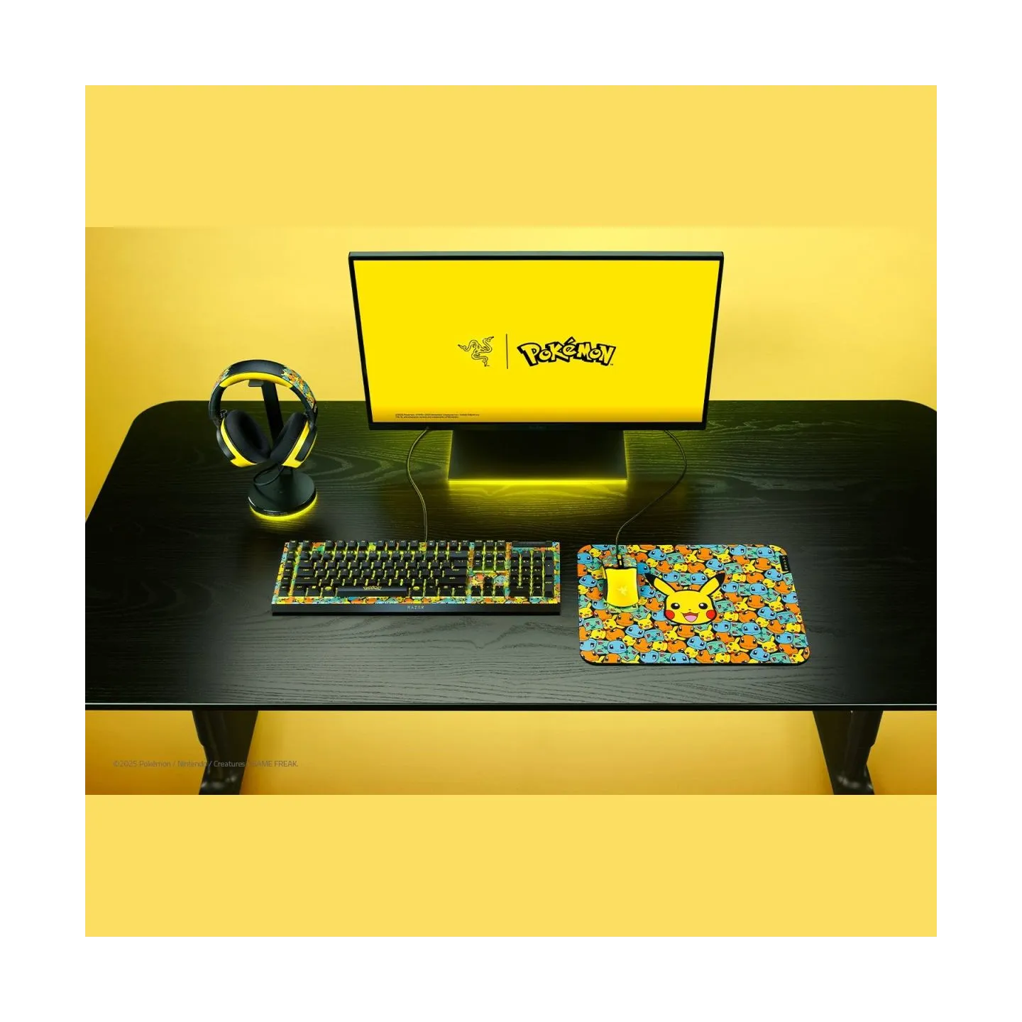 Razer | BlackWidow V4 X | Mechanical Gaming Keyboard | Wired | US | Green Mechanical Switches | Pokémon Edition | Chroma RGB