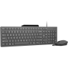 Lenovo 310 USB-A Wired Combo US English | Keyboard and Mouse Set | Wired | Mouse included | US English | Luna Grey