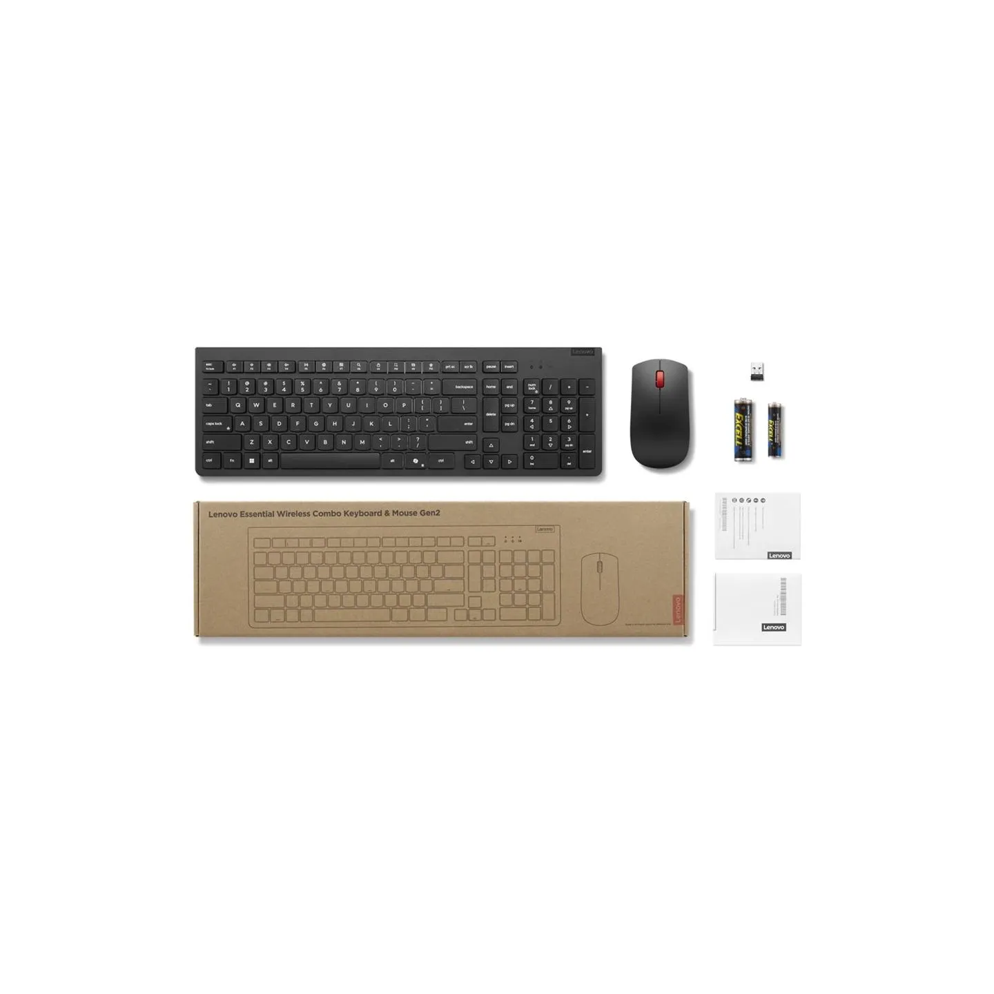 Lenovo ESSENTIAL WIRELESS COMBO KEYBOARD & MOUSE GEN2 LITHUANIAN AI