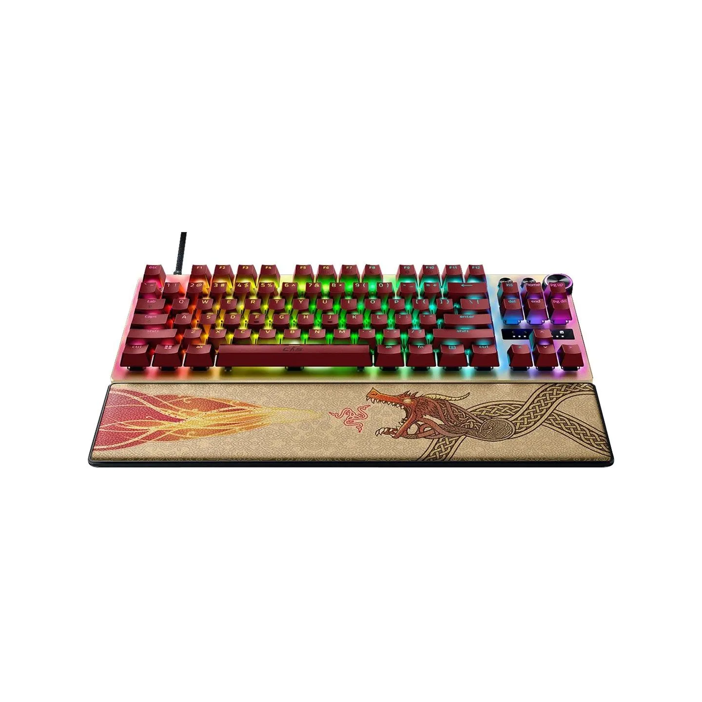 Razer Huntsman V3 Pro Tenkeyless | Gaming Keyboard | Wired | US | Razer Analog Optical Switch Gen-2 | Counter-Strike 2 Edition
