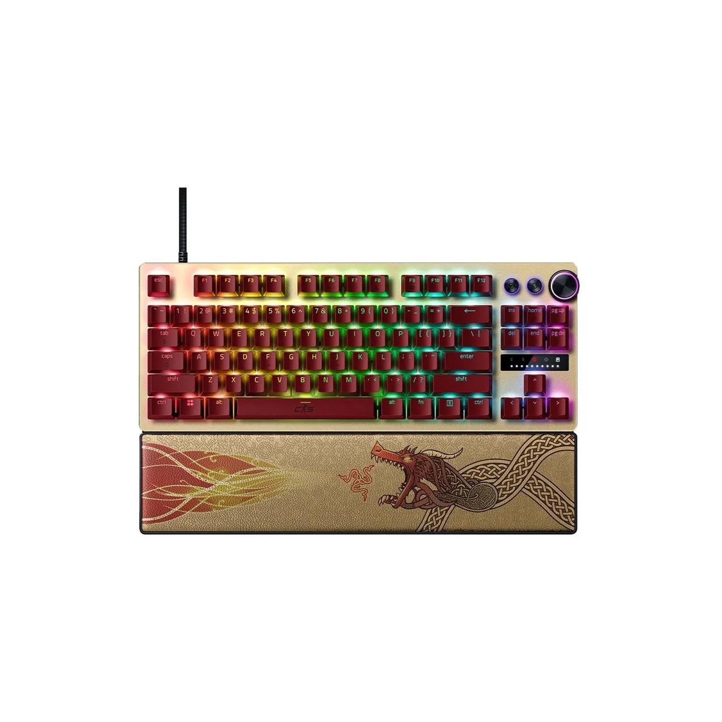 Razer Huntsman V3 Pro Tenkeyless | Gaming Keyboard | Wired | US | Razer Analog Optical Switch Gen-2 | Counter-Strike 2 Edition