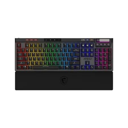 MSI STRIKE PRO WIRELESS | Gaming keyboard | Wireless | US | Kailh Midnight Pro Silent Tactile | Black