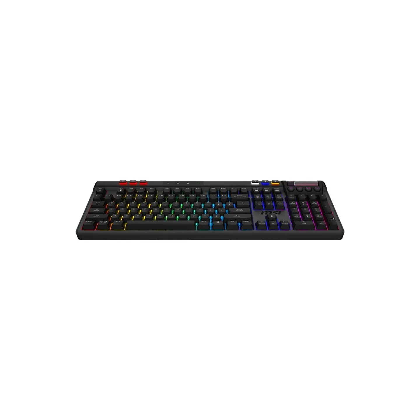 MSI STRIKE PRO WIRELESS | Gaming keyboard | Wireless | US | Kailh Midnight Pro Silent Tactile | Black