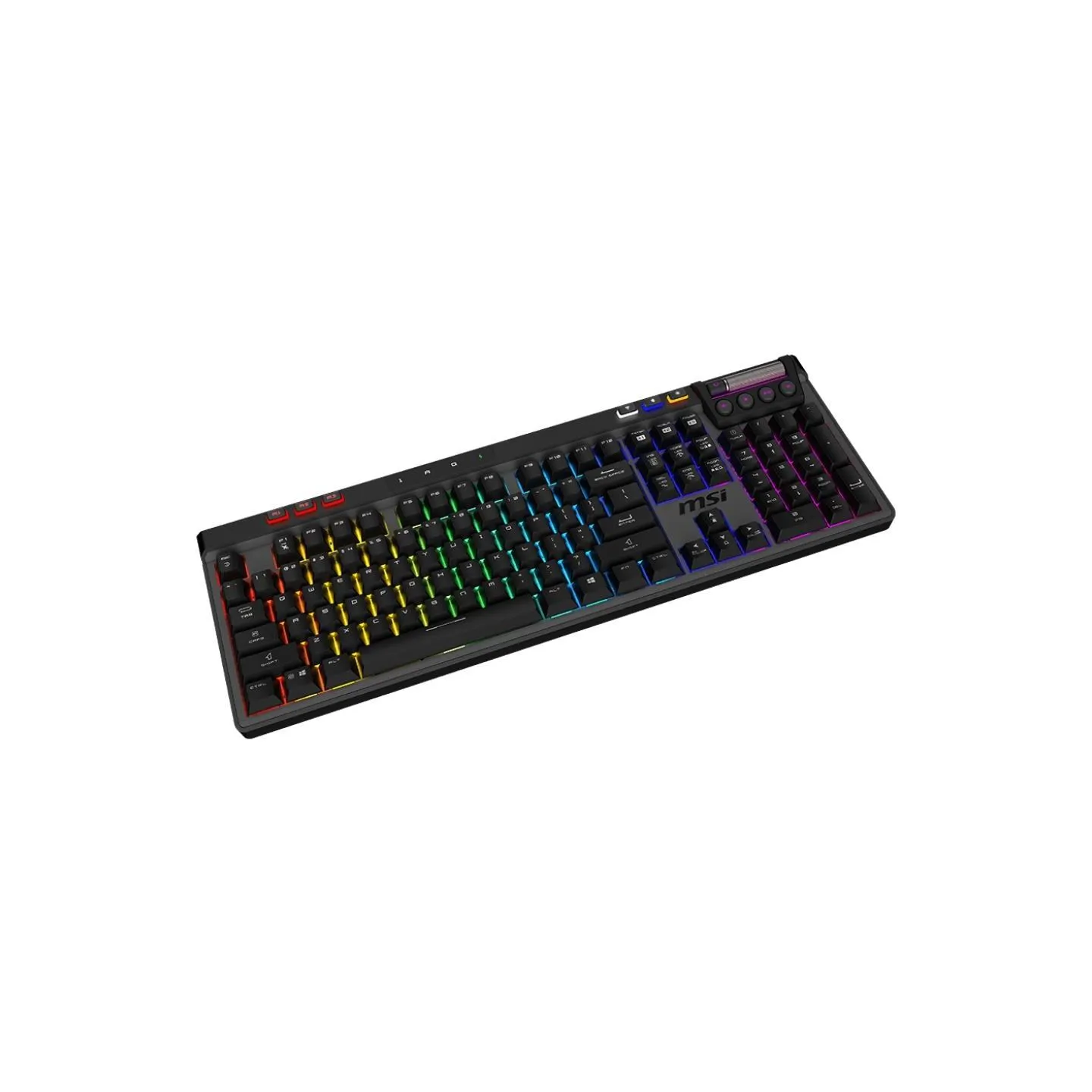 MSI STRIKE PRO WIRELESS | Gaming keyboard | Wireless | US | Kailh Midnight Pro Silent Tactile | Black