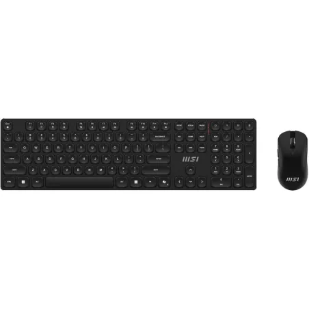 MSI | FORGE K210 | Keyboard and Mouse Set | Wireless | Mouse included | US | Scissor | Black