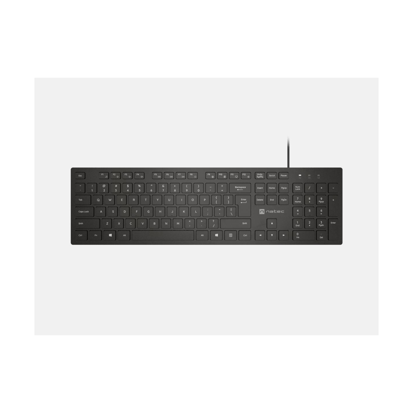 Natec | Herring | Keyboard | Wired | US | Black