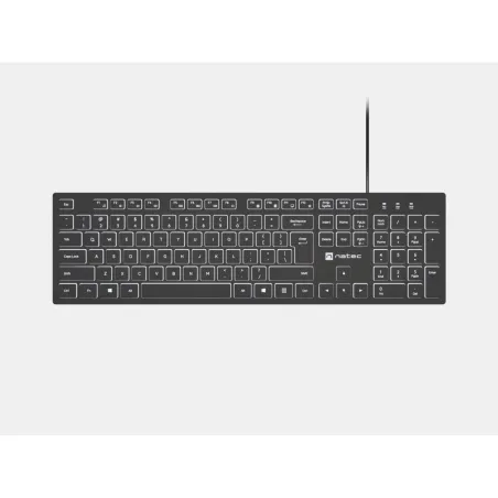 Natec | Herring Glow | Keyboard | Wired | US | Black