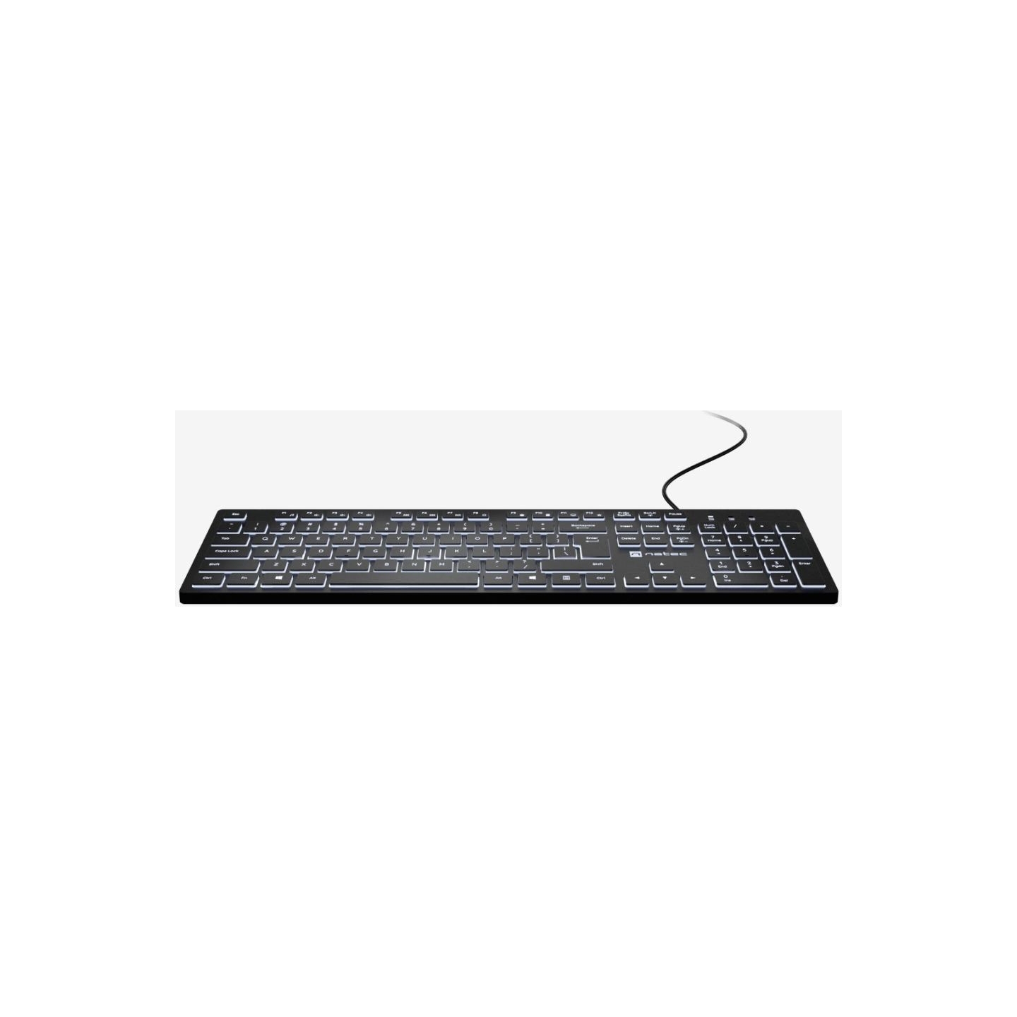 Natec | Herring Glow | Keyboard | Wired | US | Black