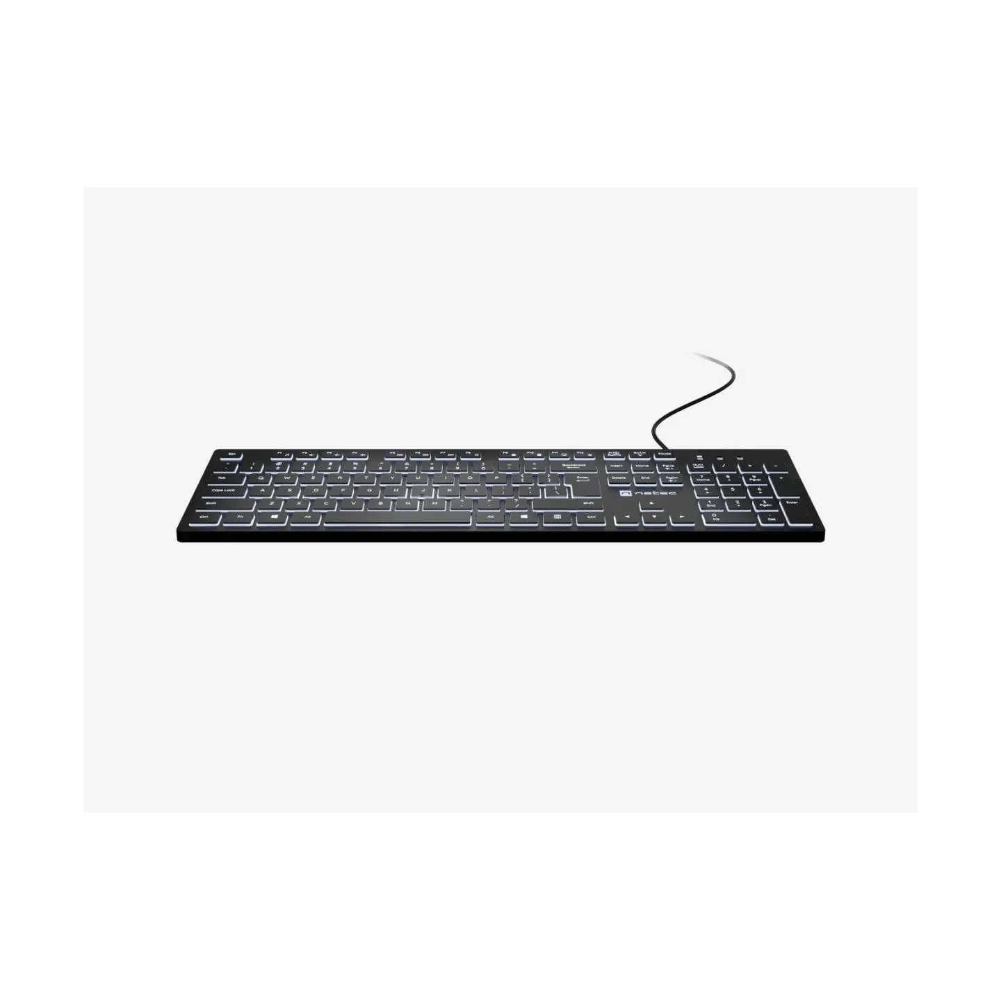 Natec | Herring Glow | Keyboard | Wired | US | Black