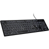 Natec | Herring Glow | Keyboard | Wired | US | Black
