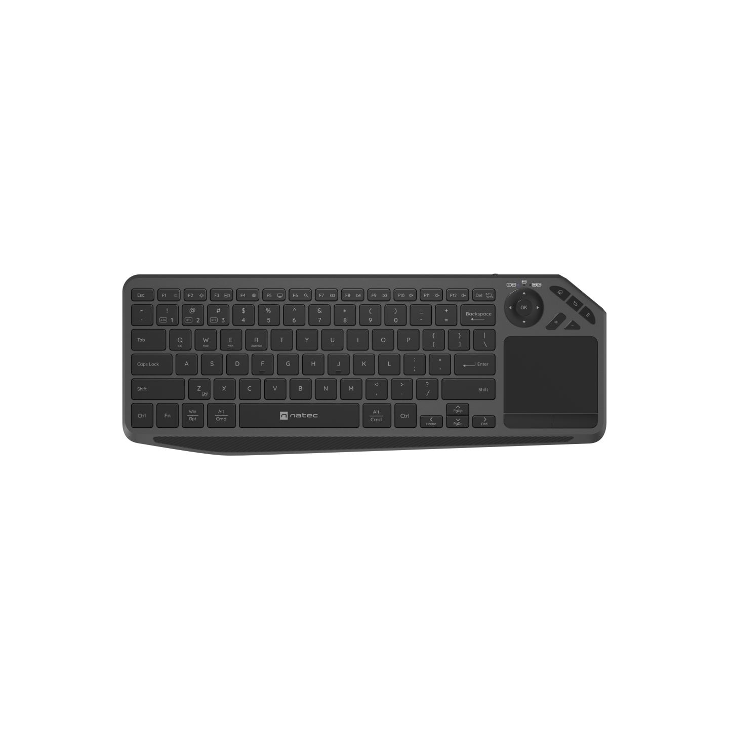 Natec Keyboard smart TV Turbot 2 slim touchpad