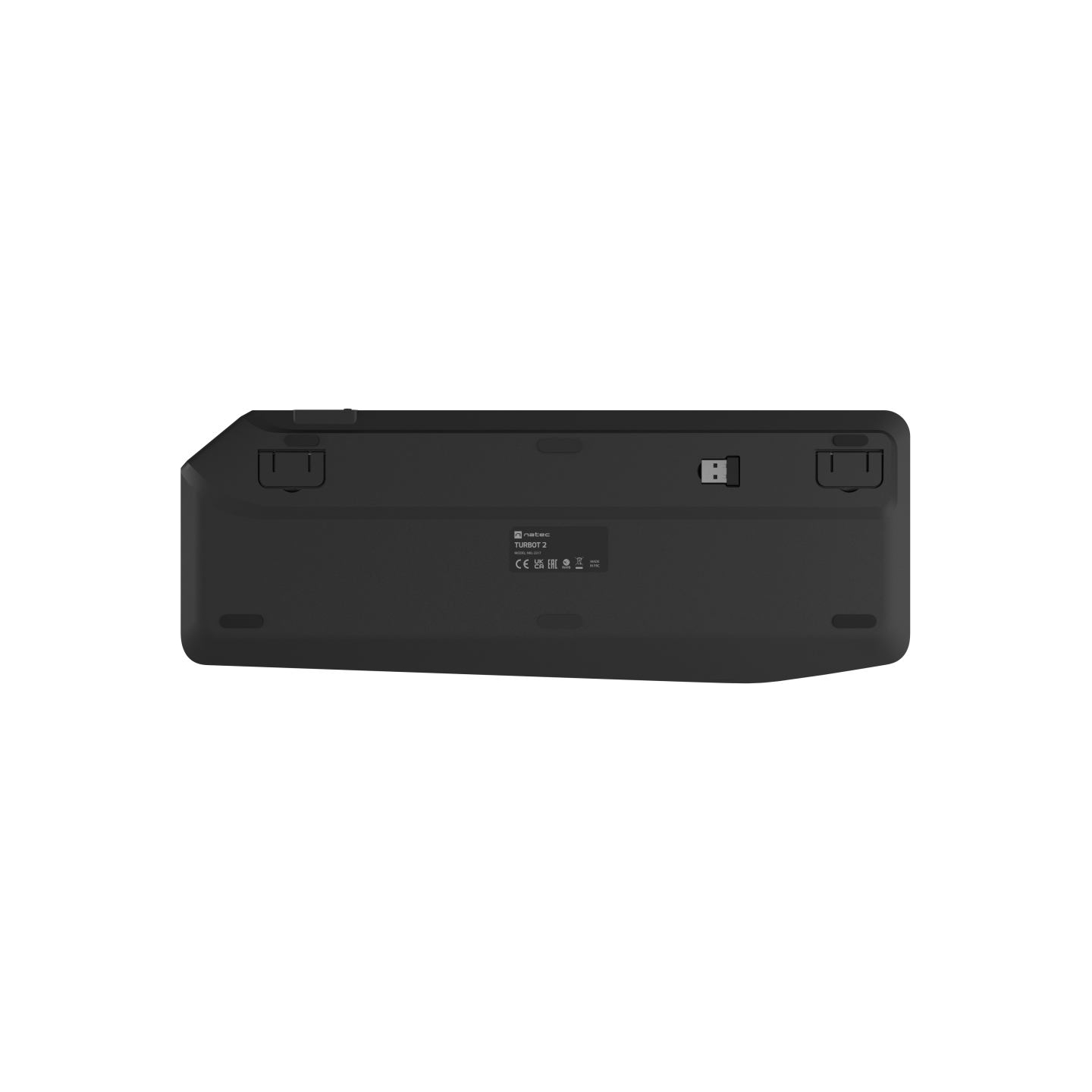 Natec Keyboard smart TV Turbot 2 slim touchpad