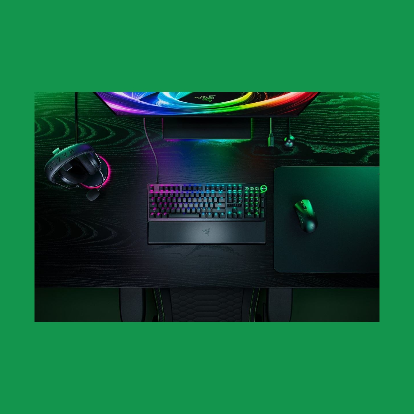 Razer Huntsman V3 Pro 8KHz | Gaming keyboard | Wired | US | Razer Analog Optical Switch Gen-2 | Black