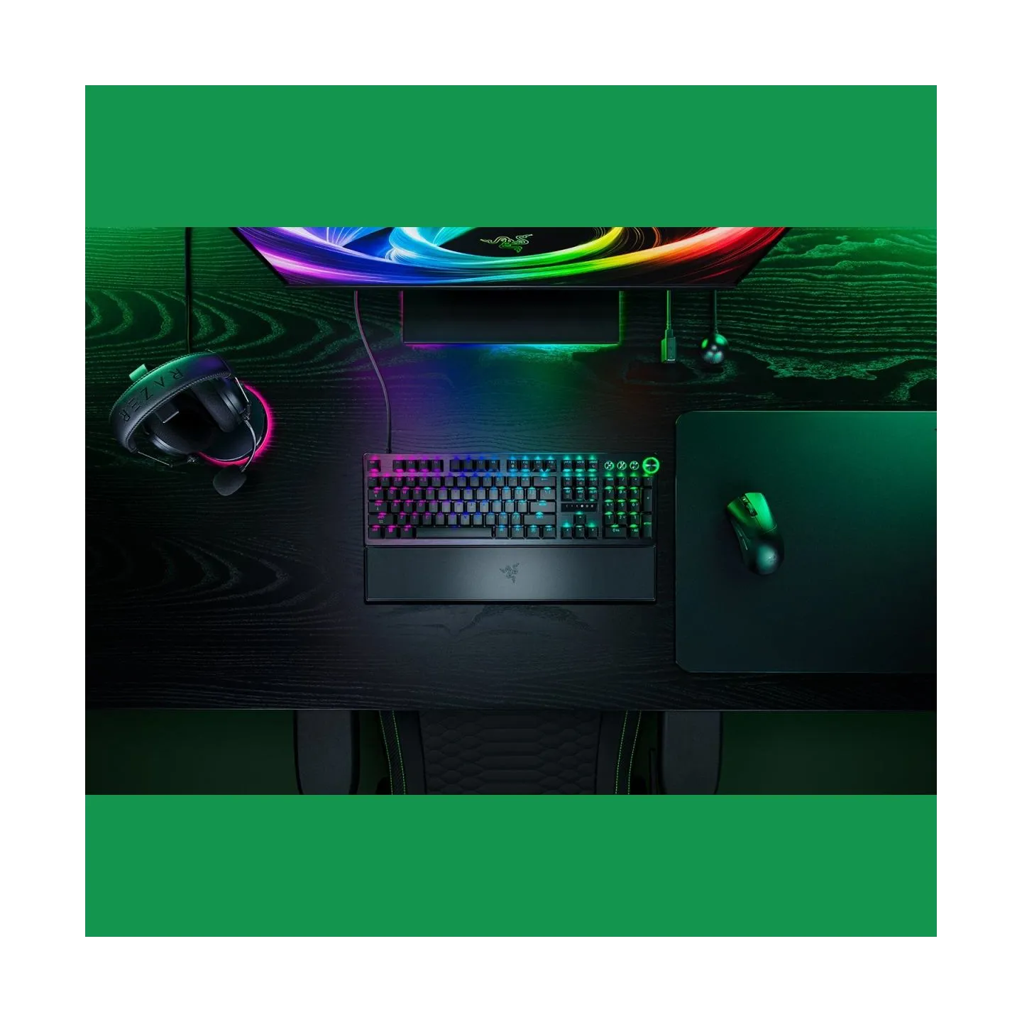 Razer Huntsman V3 Pro 8KHz | Gaming keyboard | Wired | US | Razer Analog Optical Switch Gen-2 | Black