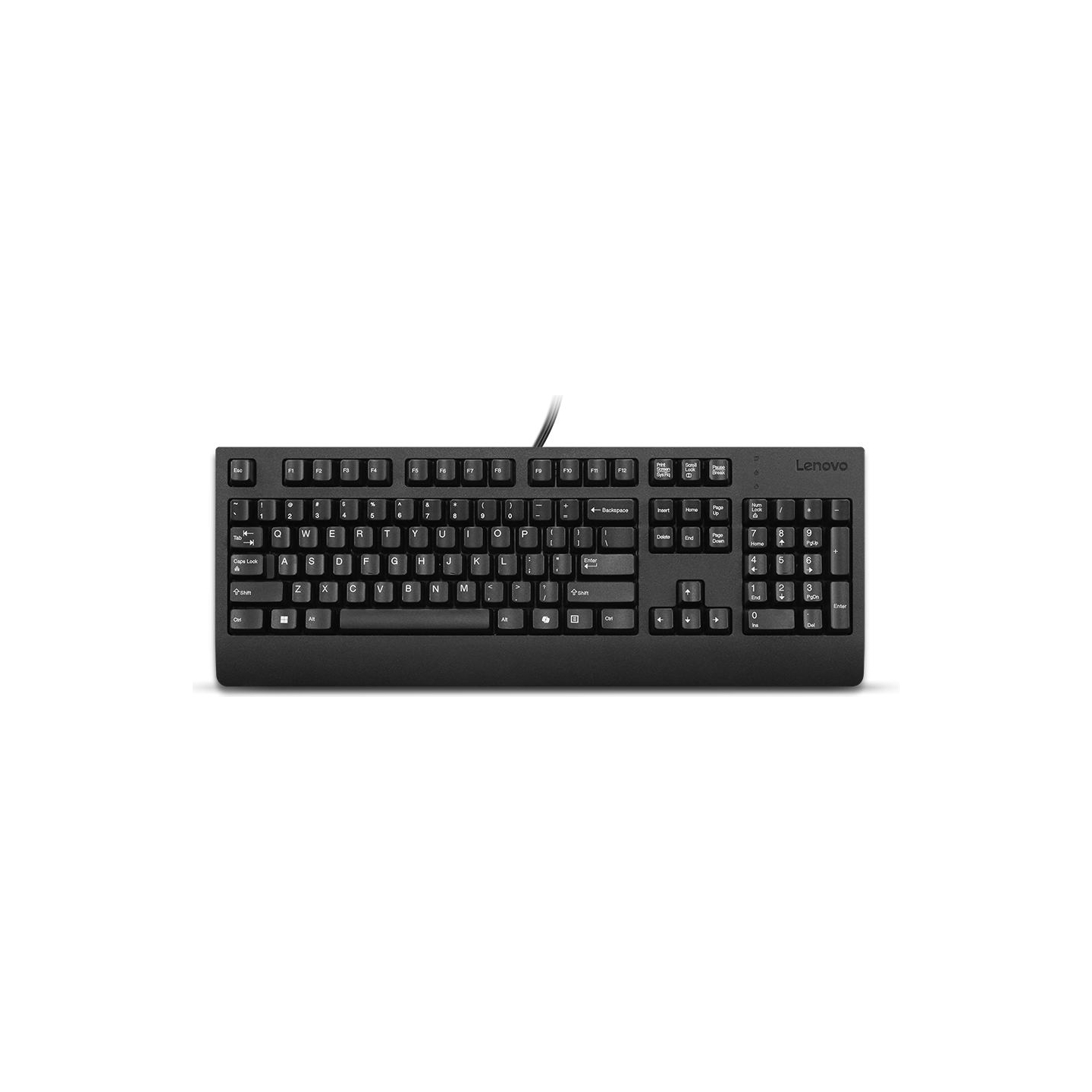 Lenovo Preferred Pro II USB Keyboard-US Euro | Keyboard | Wired | US Euro | Black