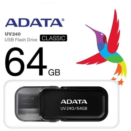 A-Data ADATA | DashDrive UV240 | 64 GB | USB 2.0 | Black