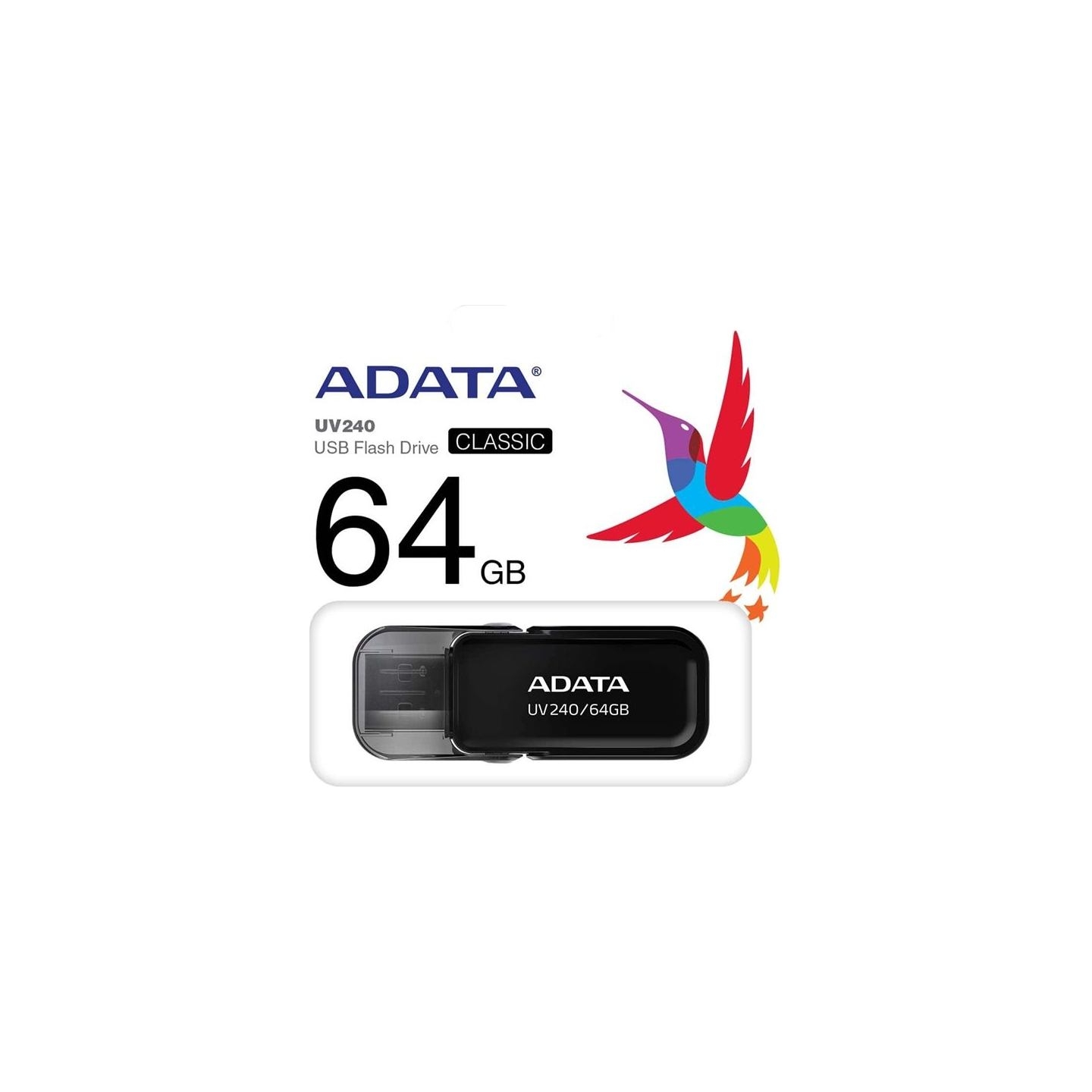 A-Data ADATA | DashDrive UV240 | 64 GB | USB 2.0 | Black