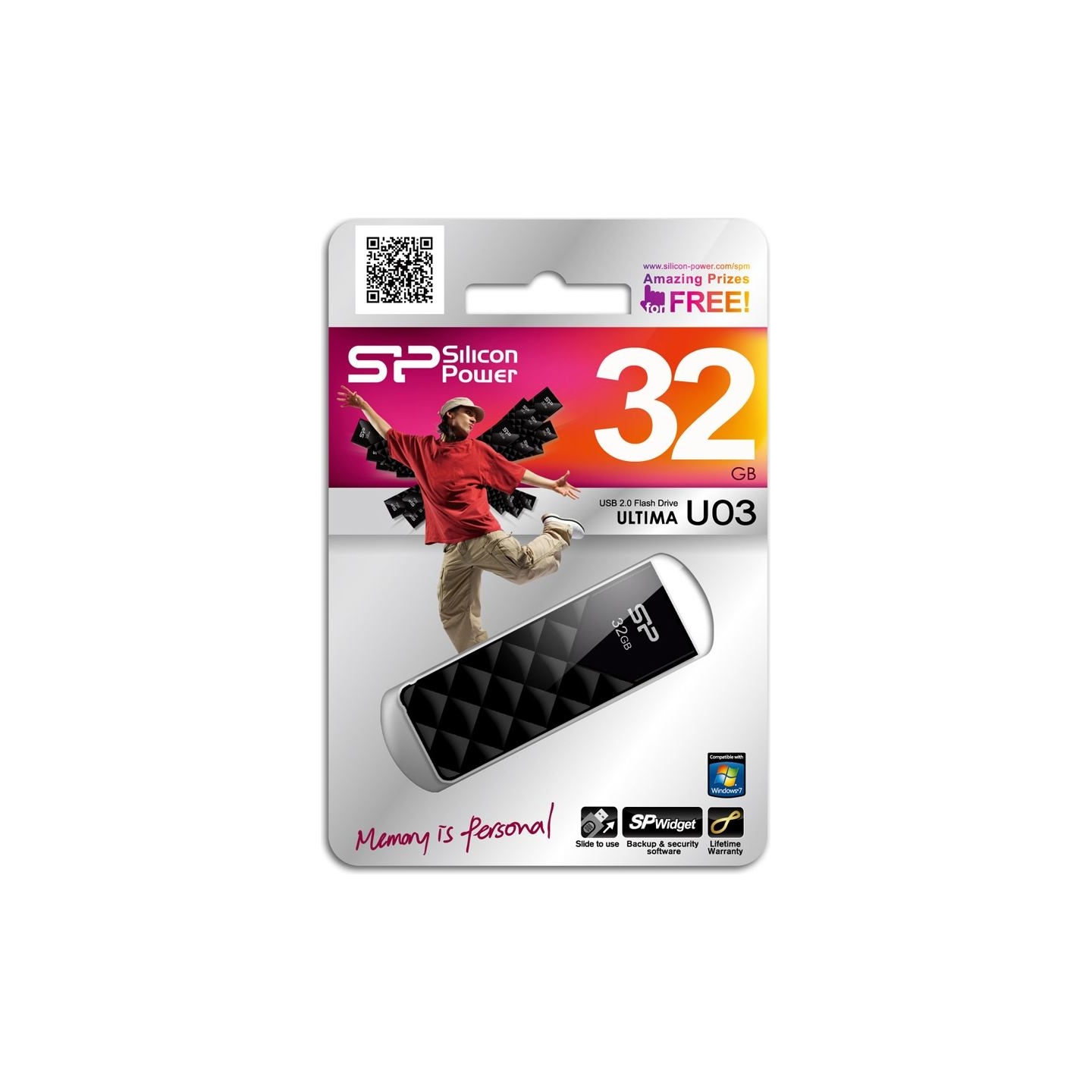 Silicon Power | Ultima U03 | 32 GB | USB 2.0 | Black