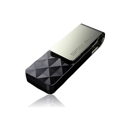 Silicon Power | Blaze B30 | 64 GB | USB 3.0 | Black