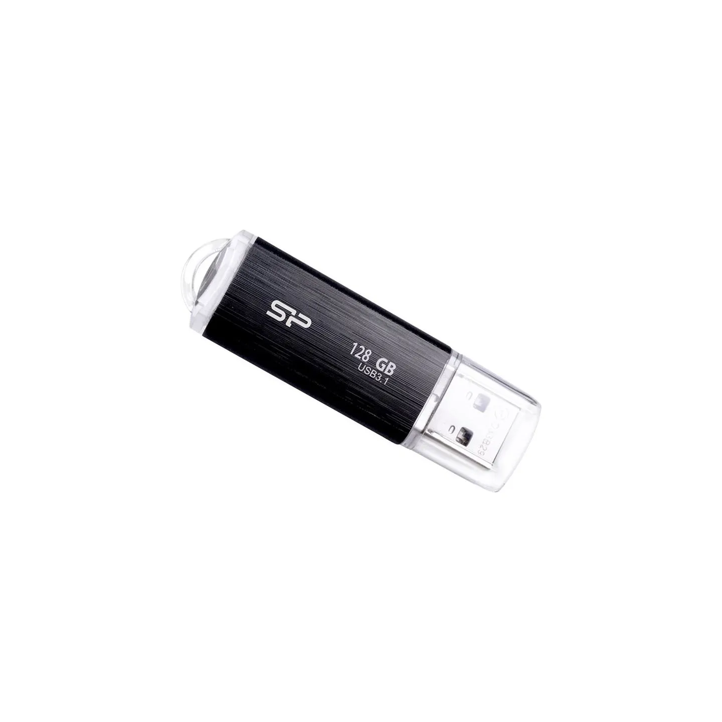 Silicon Power | USB 3.1 Flash Drive | Blaze B02 | 128 GB | USB 3.2 Gen 1/USB 3.1 Gen 1/USB 3.0/USB 2.0 | Black