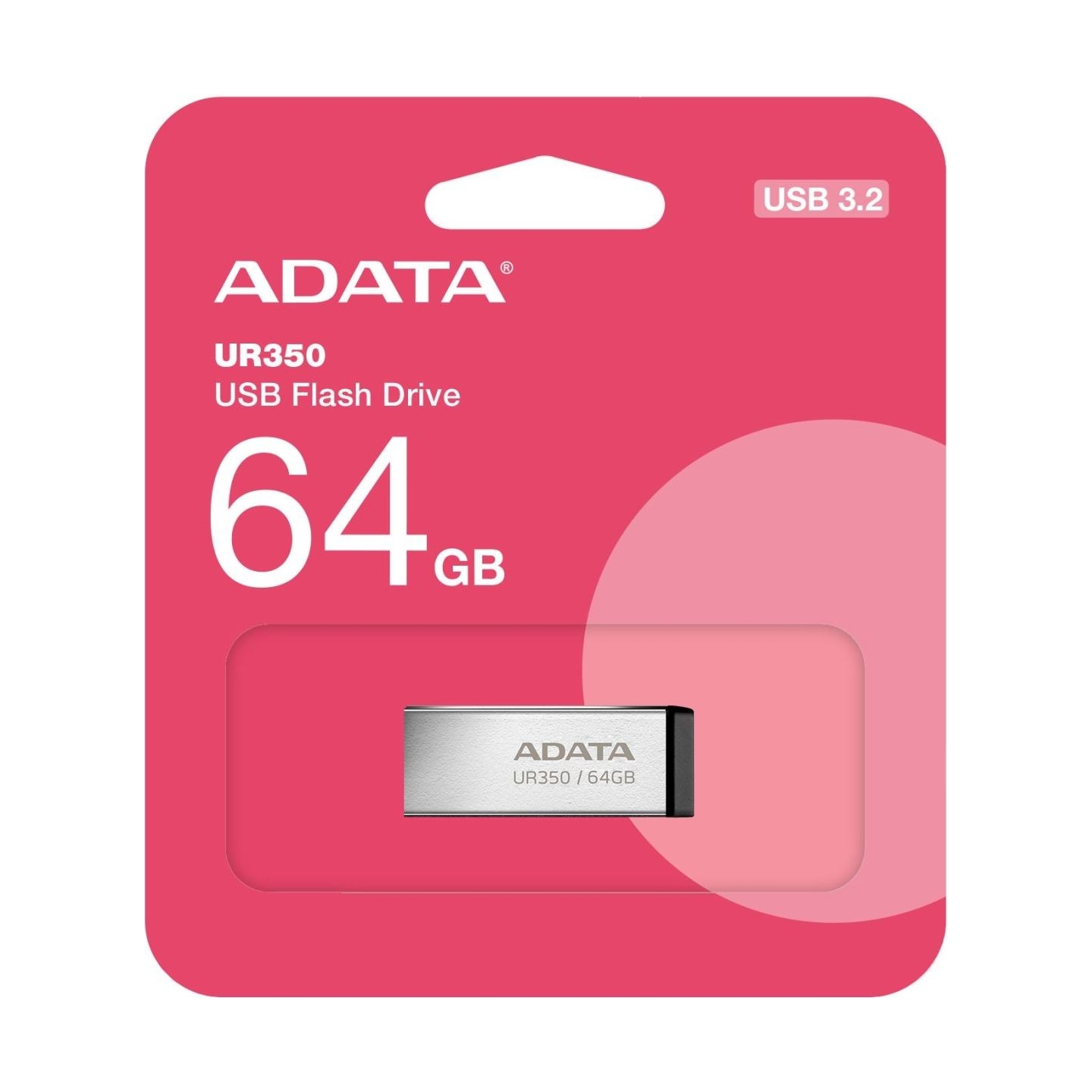 A-Data ADATA | USB Flash Drive | UR350 | 64 GB | USB 3.2 Gen1 | Black