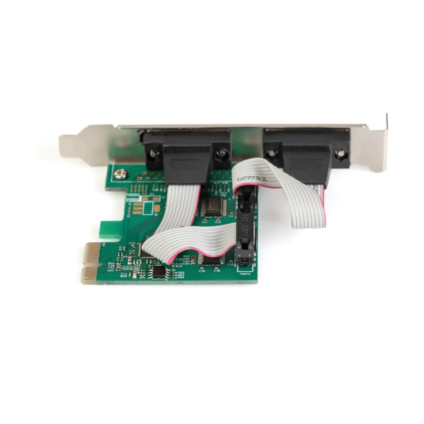 Digitus PCI Express RS232 Serial Port Expansion Card/Controller, 2xDB9, Chipset: ASIX99100
