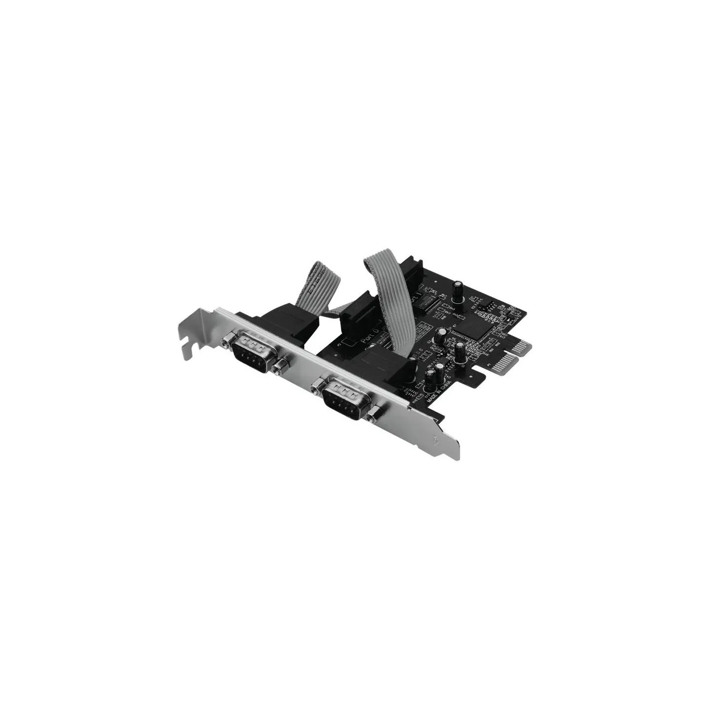 Digitus PCI Express RS232 Serial Port Expansion Card/Controller, 2xDB9, Chipset: ASIX99100