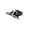Digitus PCI Express RS232 Serial Port Expansion Card/Controller, 2xDB9, Chipset: ASIX99100