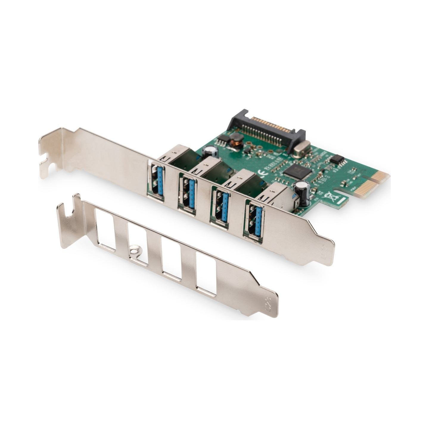 Digitus | USB 3.0, 4 Port, PCI Express Add-On card 4 Ports A/F External, VL805 chipset | DS-30221-1
