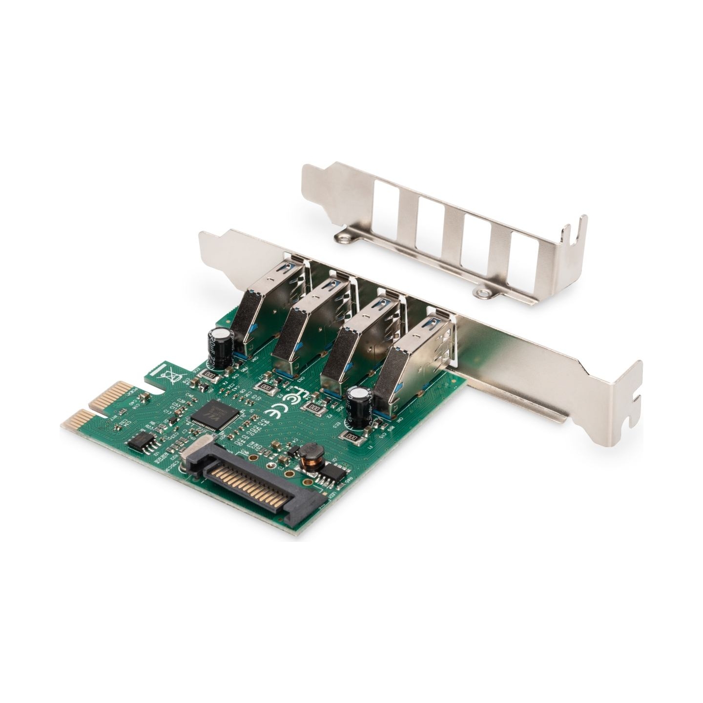 Digitus | USB 3.0, 4 Port, PCI Express Add-On card 4 Ports A/F External, VL805 chipset | DS-30221-1