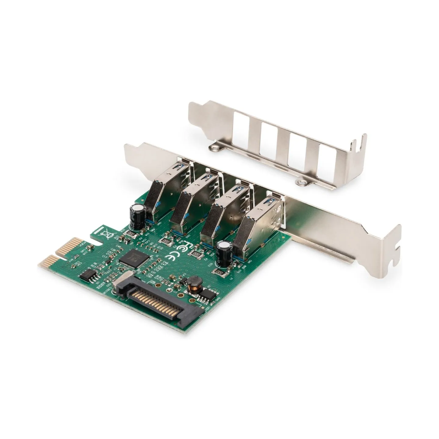 Digitus | USB 3.0, 4 Port, PCI Express Add-On card 4 Ports A/F External, VL805 chipset | DS-30221-1