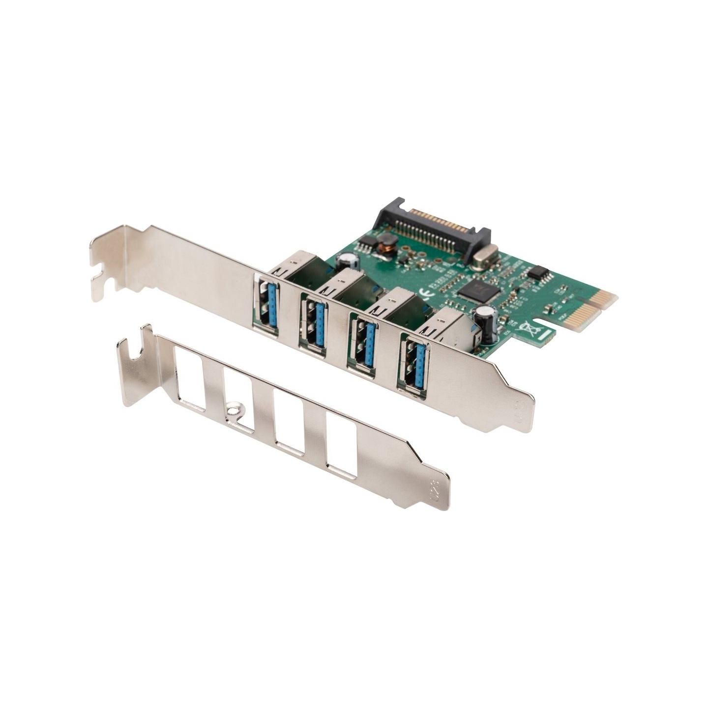 Digitus | USB 3.0, 4 Port, PCI Express Add-On card 4 Ports A/F External, VL805 chipset | DS-30221-1
