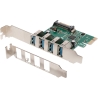 Digitus | USB 3.0, 4 Port, PCI Express Add-On card 4 Ports A/F External, VL805 chipset | DS-30221-1