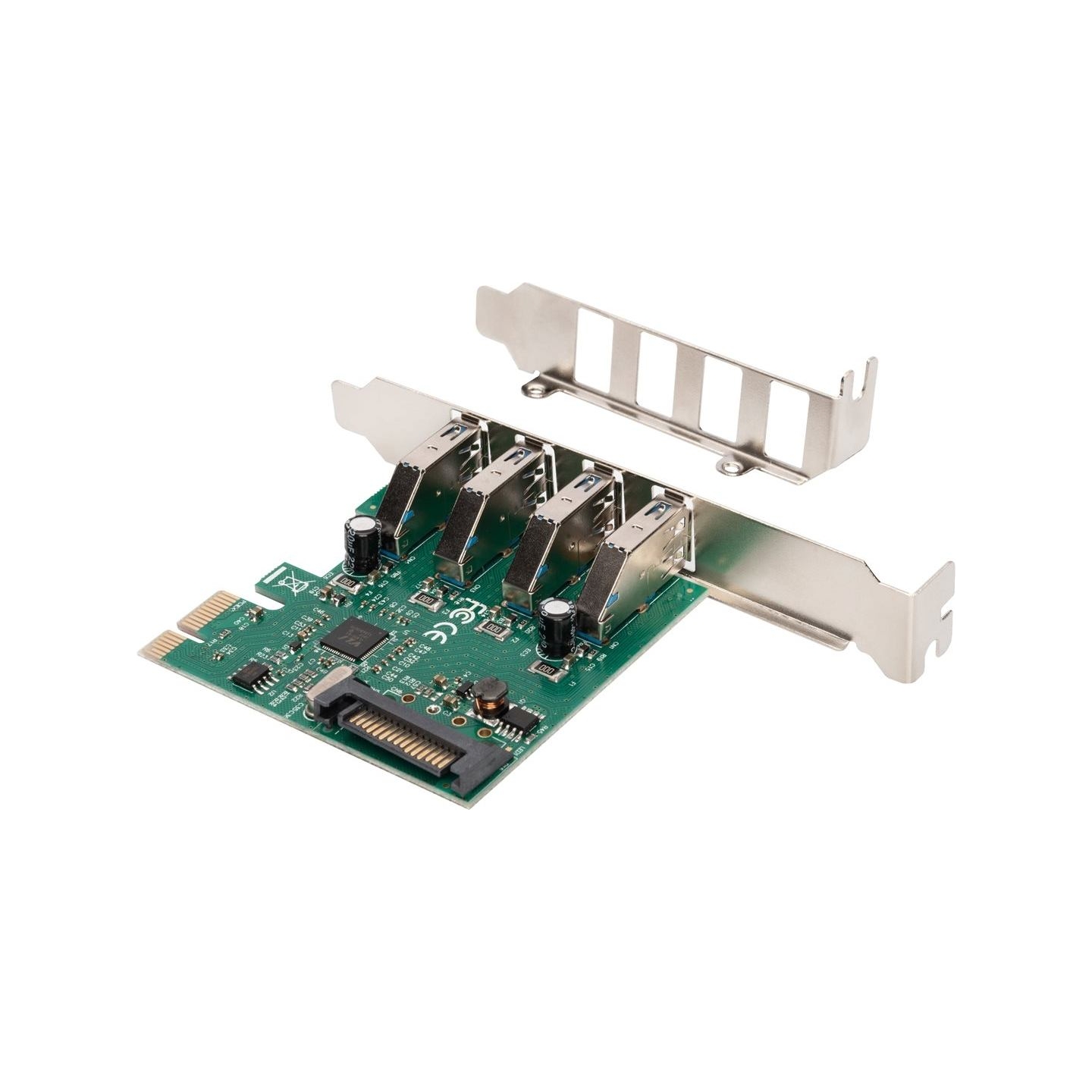 Digitus | USB 3.0, 4 Port, PCI Express Add-On card 4 Ports A/F External, VL805 chipset | DS-30221-1