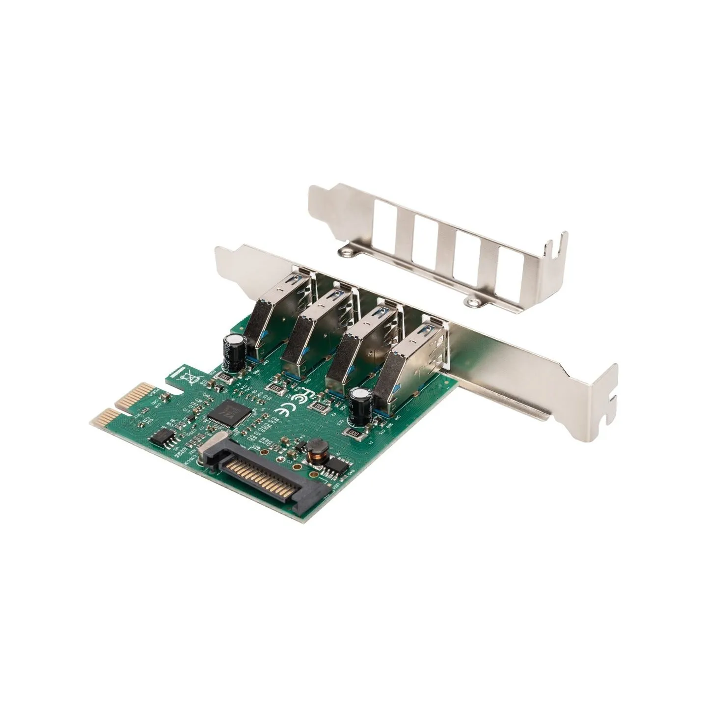 Digitus | USB 3.0, 4 Port, PCI Express Add-On card 4 Ports A/F External, VL805 chipset | DS-30221-1