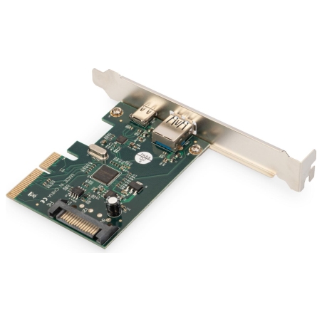 Digitus | PCIe card, USB-C 3.1 Gen 2, 10Gpbs, USB-A 3.1 | DS-30225