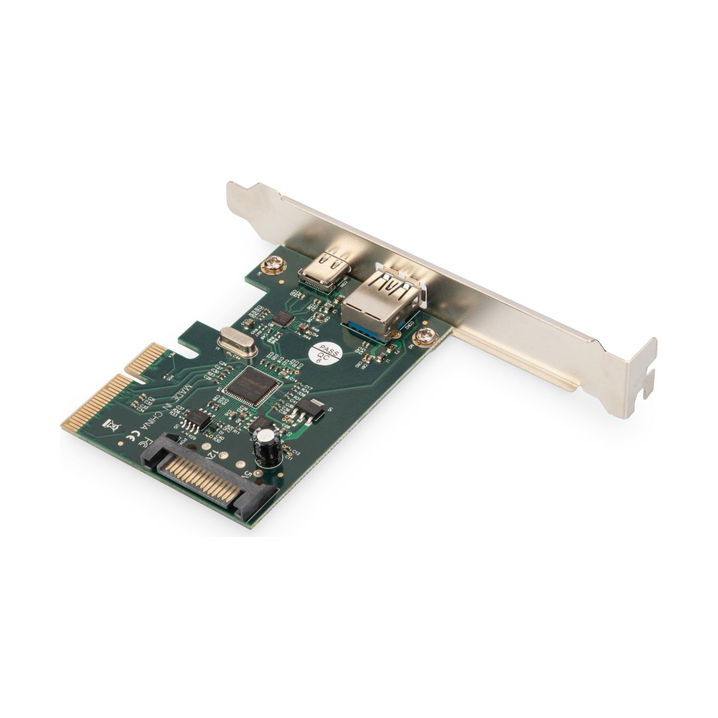 Digitus | PCIe card, USB-C 3.1 Gen 2, 10Gpbs, USB-A 3.1 | DS-30225