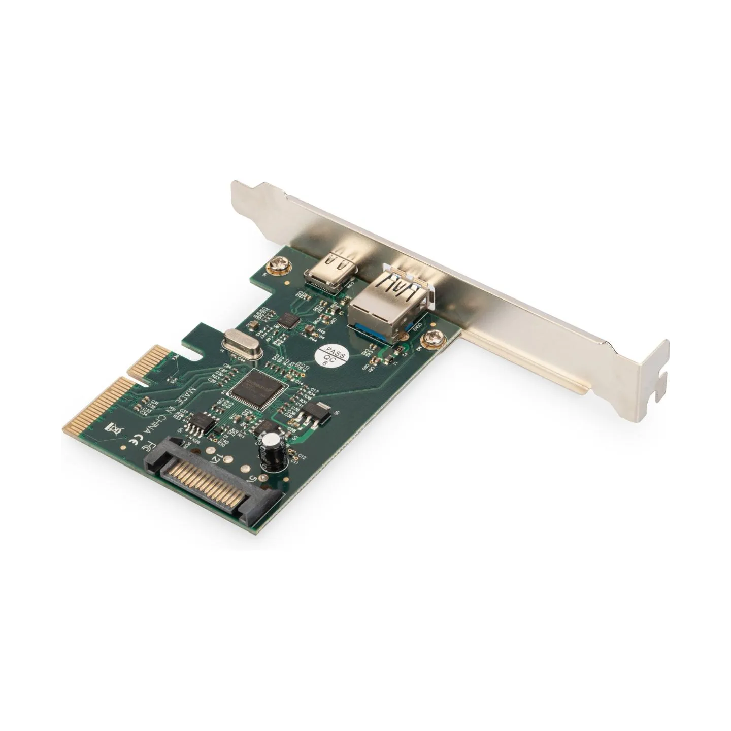 Digitus | PCIe card, USB-C 3.1 Gen 2, 10Gpbs, USB-A 3.1 | DS-30225