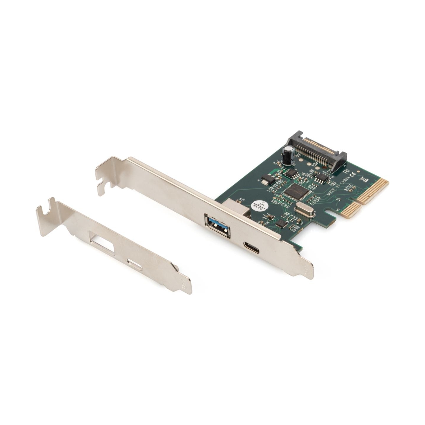 Digitus | PCIe card, USB-C 3.1 Gen 2, 10Gpbs, USB-A 3.1 | DS-30225