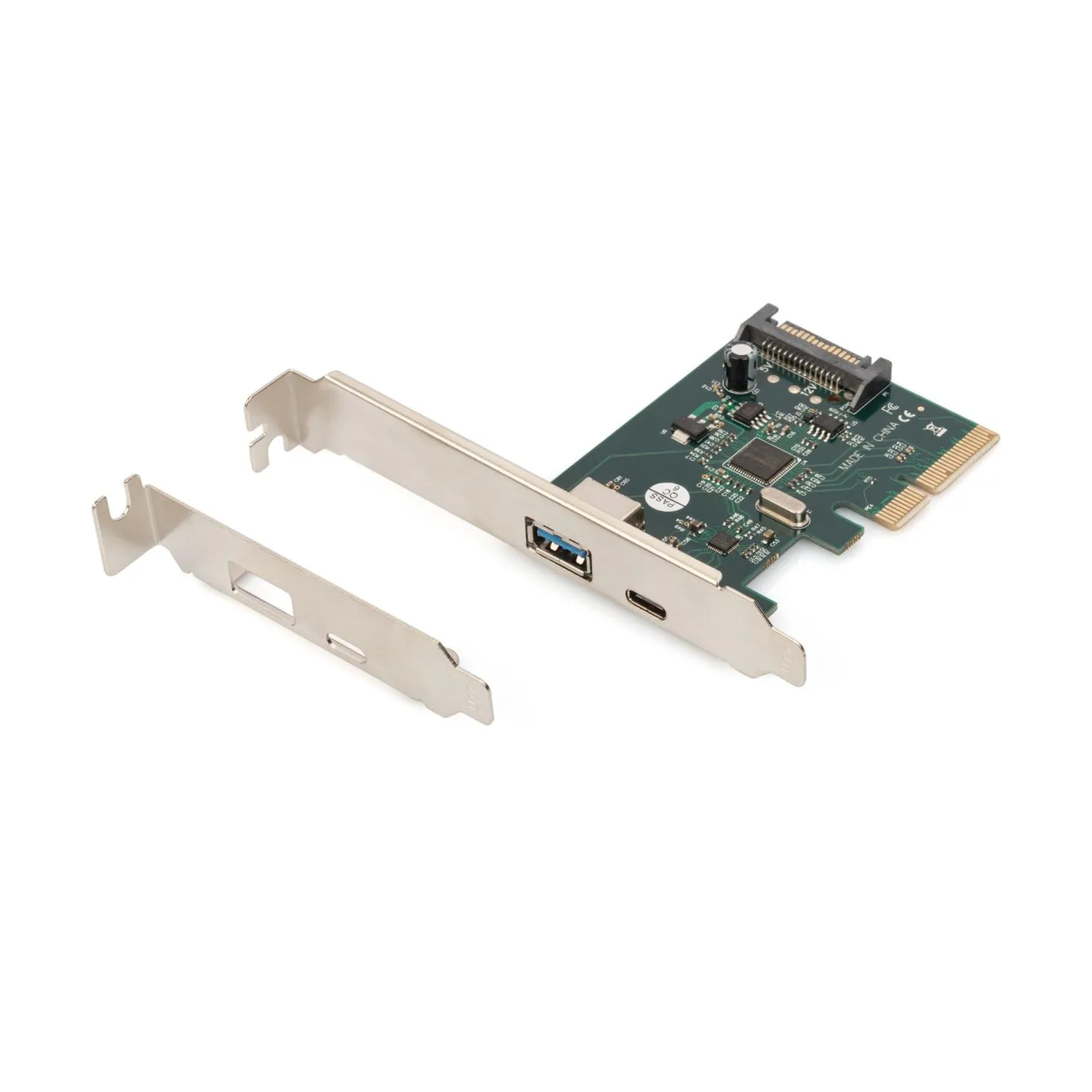 Digitus | PCIe card, USB-C 3.1 Gen 2, 10Gpbs, USB-A 3.1 | DS-30225