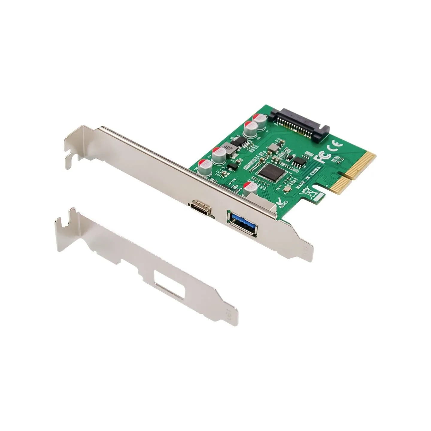 Digitus | PCIe card, USB-C 3.1 Gen 2, 10Gpbs, USB-A 3.1 | DS-30225