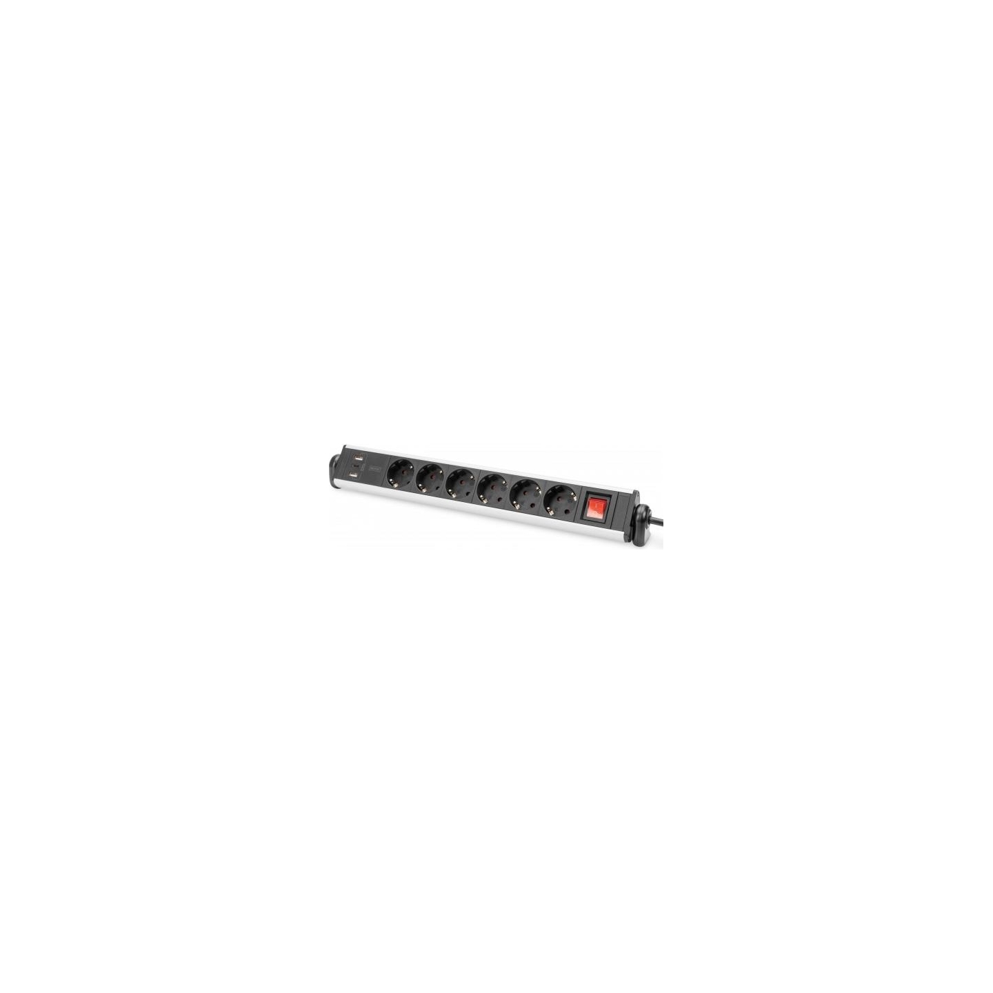 Digitus | Office Power Strip | DA-70624 | Silver/Black