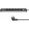 Digitus | Office Power Strip | DA-70624 | Silver/Black