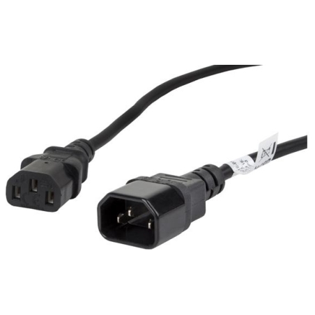 Lanberg | IEC 320 C13 to C14 Cable | CA-C13E-11CC-0018-BK