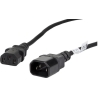 Lanberg | IEC 320 C13 to C14 Cable | CA-C13E-11CC-0018-BK