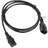 Lanberg | IEC 320 C13 to C14 Cable | CA-C13E-11CC-0018-BK
