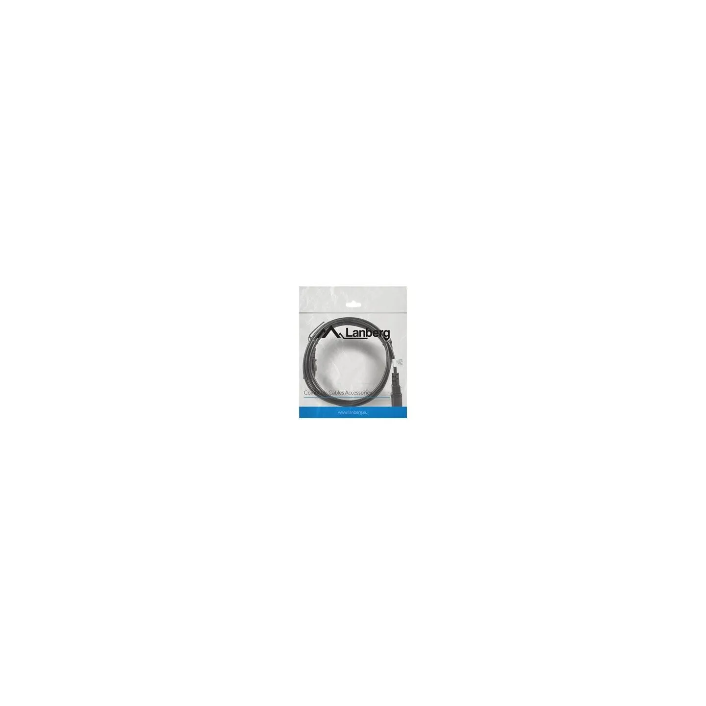 Lanberg | IEC 320 C13 to C14 Cable | CA-C13E-11CC-0018-BK