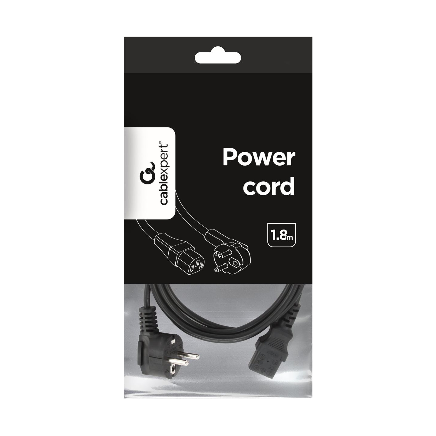 Gembird PC-186 power cord 1.8m